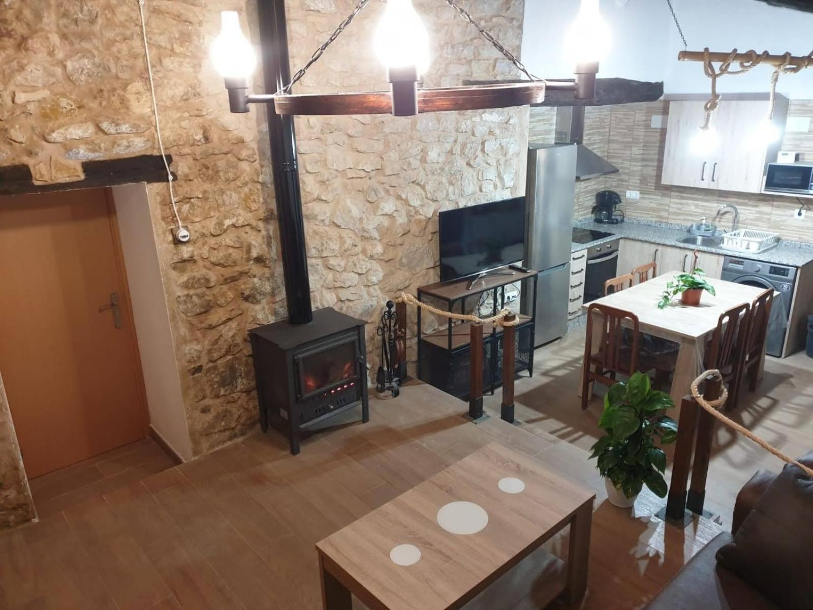 Casa Rural Chulilla Villarroya de los Pinares Phòng bức ảnh